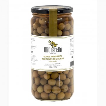 Olives with Arbequina stone