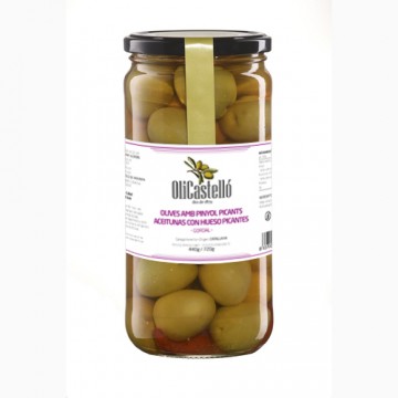 Spicy gordal olives